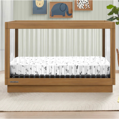 James Acrylic 4-in-1 Convertible Crib