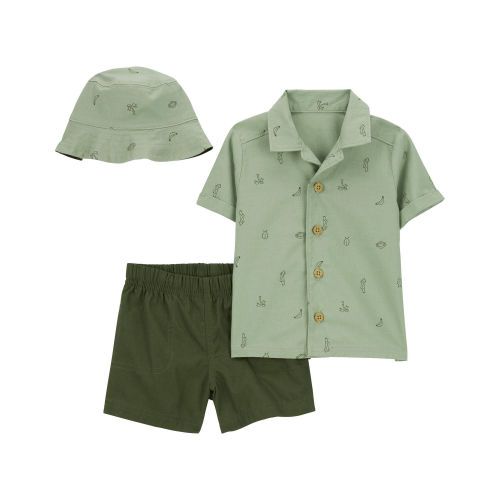 Baby 3-Piece Little Short & Hat Set - Carter's | Carter's