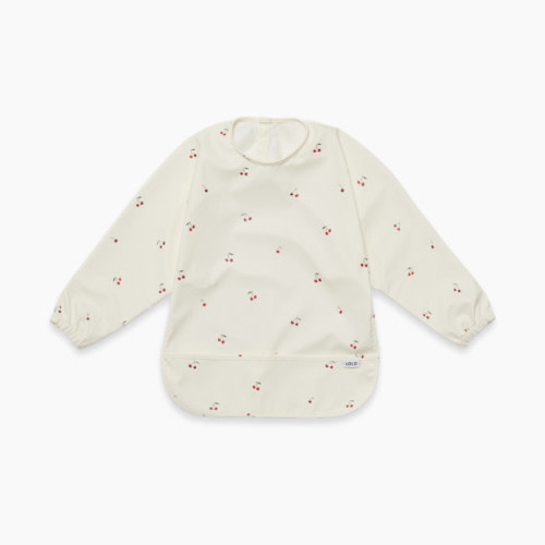Lalo Smock Bib - Cherry