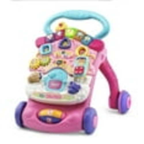 VTech Stroll & Discover Activity Walker - Pink with Accessories, Baby and Toddler Toys