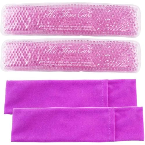 Perineal Cooling Pad, Postpartum Cold Packs Gel Bead Ice Pack Cold Therapy for Women After Pregnancy and Delivery, 2 Ice Pack and 3 Cover (Purple)