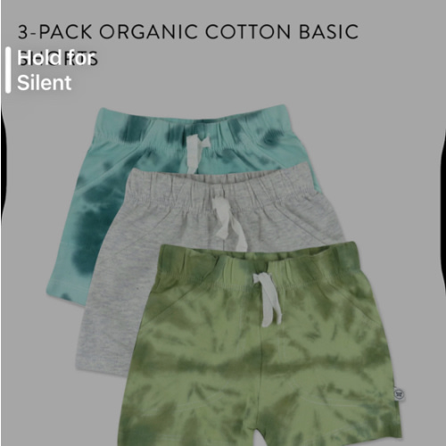 3-Pack Organic Cotton Basic Shorts | Honest Baby Clothing