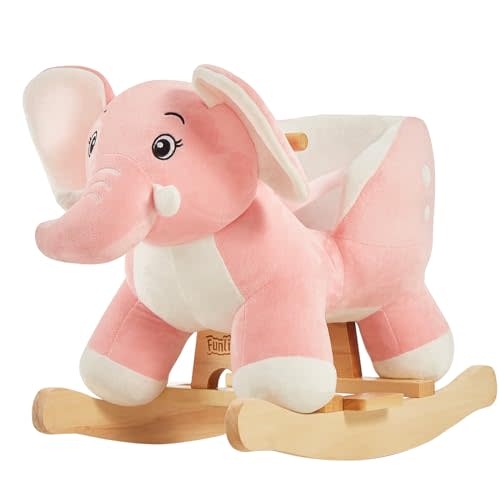 FUNLIO Elephant Rocking Horse