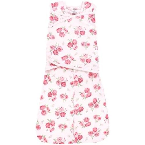 Hudson Baby Infant Girls Convertible Swaddle Sleep Sack, 0-3 Months