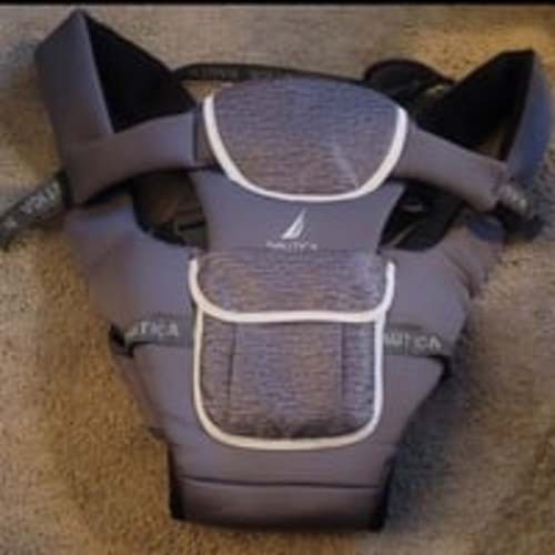 Rare! Limited Edition Nautica Kids 5-In-1 Baby Carrier 12-32 Pounds 3M+ Gray