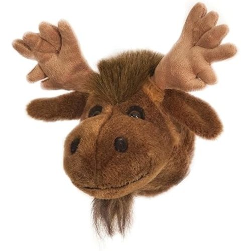 CARSTENS, INC. Woodland Nursery Décor Plush Trophy Wall Mount Head, Moose, Small