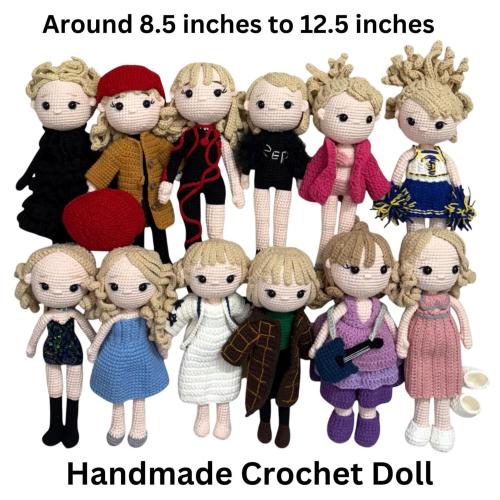 Doll Crochet, Pop Star Crochet Doll. Perfect Gift for her.