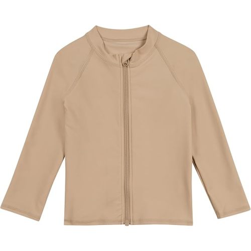 SwimZip UPF 50+ Long Sleeve Rash Guard for Boys' and Girls' - Baby, Toddler, Kids