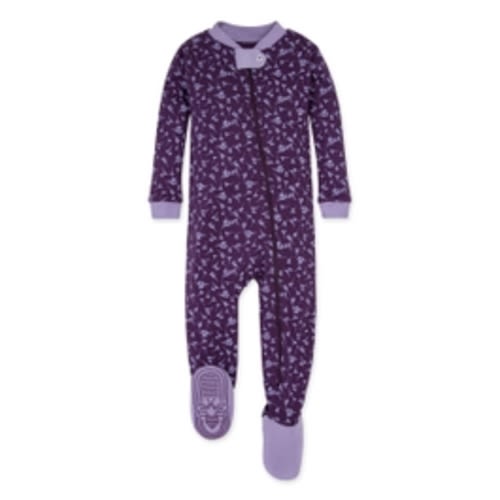 Dusty Dandelion Organic Baby Zip Front Snug Fit Sleeper