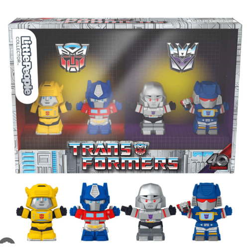 Fisher Price Little People Transformers Set of 4 Toy New With Tag