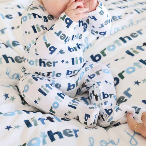 Little Sibling Zipper Footie