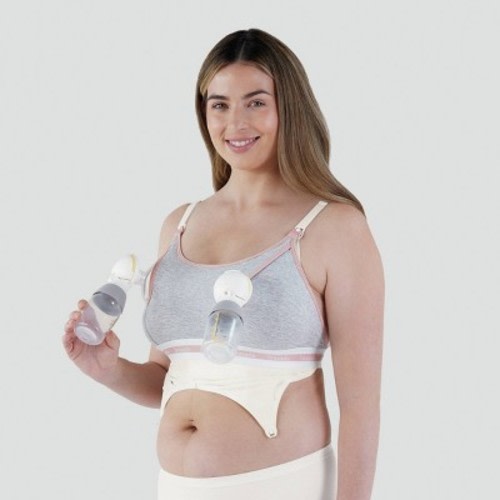 Bravado! Designs Women's Clip and Pump Hands-Free Nursing Bra Accessory - Dove Heather M