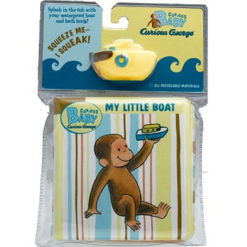 Curious Baby: My Little Bath Book & Toy Boat - (Curious Baby Curious George) by H A Rey (Mixed Media Product)