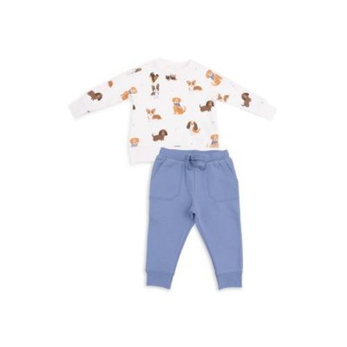 Unisex Best Friend Dogs French Terry Raglan Sweatshirt & Jogger Pant Set - Baby, Little Kid