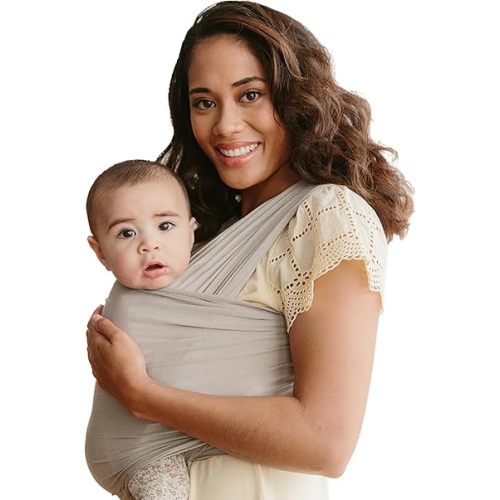 Solly Baby Wrap Carrier, Newborn to Toddler 8-25 Lbs., Buttery-Soft & Lightweight Fabric, Postpartum Essential, Mother’s Day Gift for New Moms, Spelt