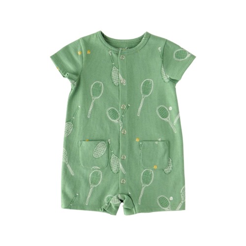 Patch Pocket Organic Cotton Romper