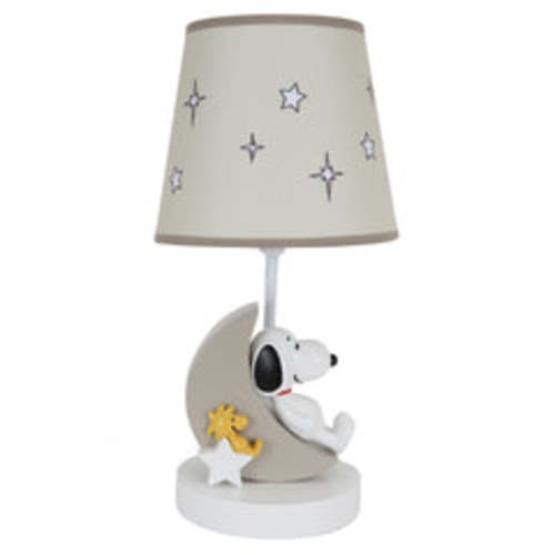 Snoopy Love Lamp with Shade & Bulb