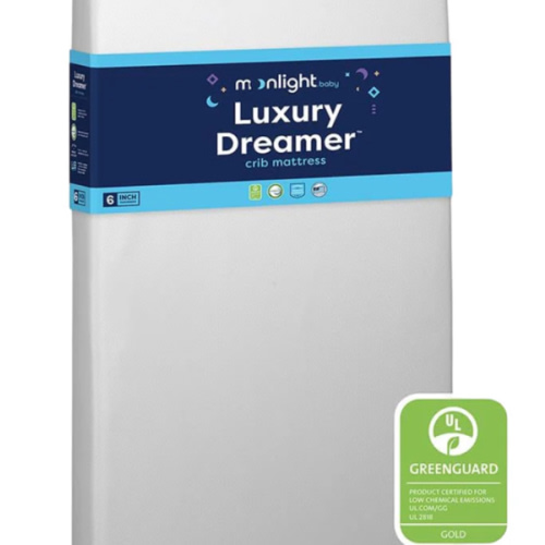 Moonlight Baby Luxury Dreamer Dual Sided Crib Mattress w/ Breathable A – Baby Grand