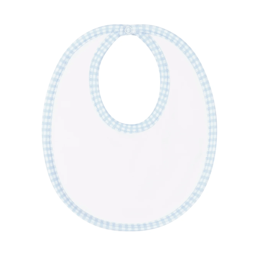 Blue Gingham Bib