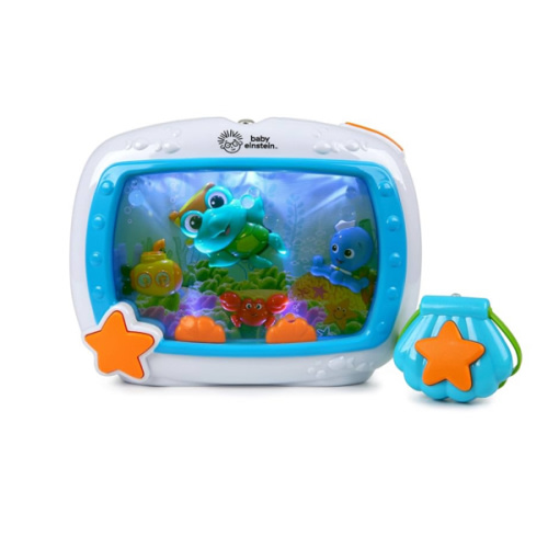 Baby Einstein Sea Dreams Soother Musical Crib Toy and Sound Machine, Newborn and up