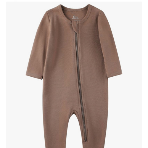 O2 BABY Baby Boys Girls Organic Cotton Zip-Front Sleeper Pajamas, Footed Sleep 'n Play