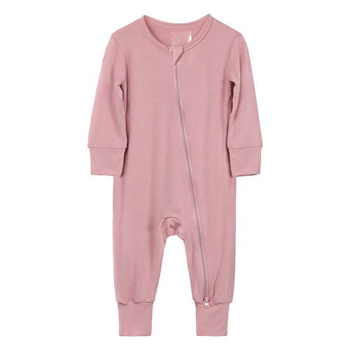 Icvfdpl Todder Baby Loungewear Newborn Infant Cotton Rompers Footless Pajamas Zipper Long Sleeve Sleeper Jumpsuit Nightwear Breathable 0-3 Months