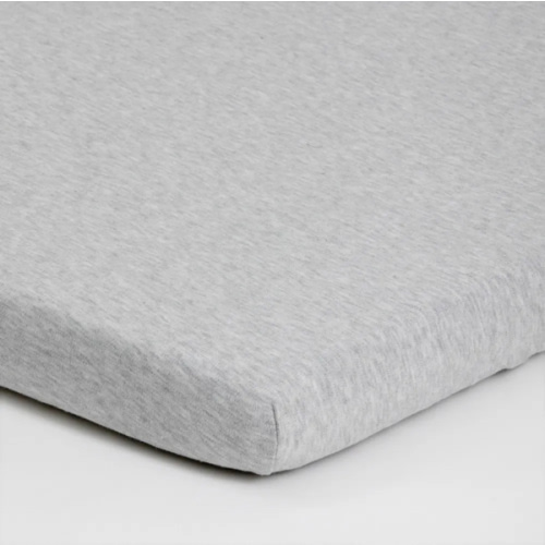 4Baby Jersey Bassinet Fitted Sheet Grey Marle 2 Pack | Baby Bunting AU