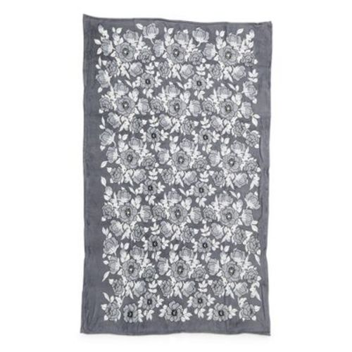 Vera Bradley Women's Outlet Fleece Throw Blanket Moon Shadow Meadow