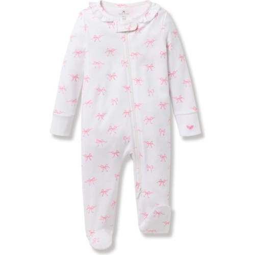 Infant's Pima Snug Fit Romper, Blushing Bows - Petite Plume | Maisonette