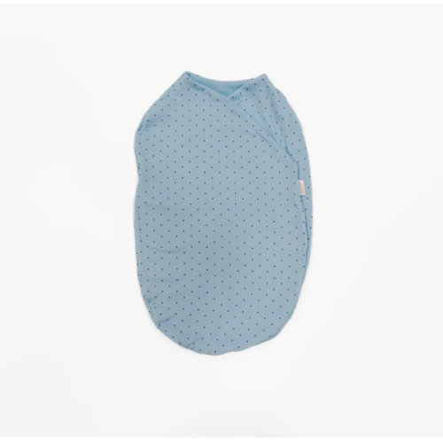COCOON SWADDLE: Dotted Blues XSmall