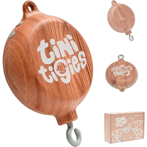 Crib Mobile Motor - Baby Mobile Music Box with 3 Modes (Turn & Music, Turn Only, Music Only) Plays 12 Piano Lullabies (30 Min Auto Off) - Holder for DIY Clamp Mobile