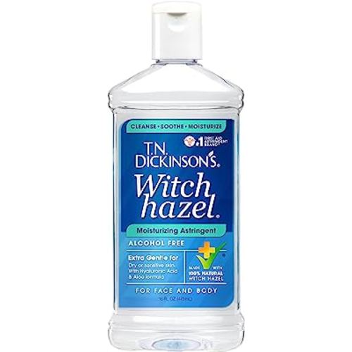 T.N. Dickinson's Witch Hazel Alcohol-Free Moisturizing Astringent, 100% Natural, 16 oz
