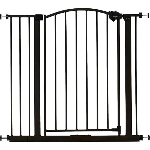 Regalo 35-Inch Home Accents Super Wide Walk Through Baby Gate, Includes 4-Inch, 8-Inch and 12-Inch Extension, 4 Pack of Pressure Mounts and 4 Pack of Wall Cups and Mounting Kit