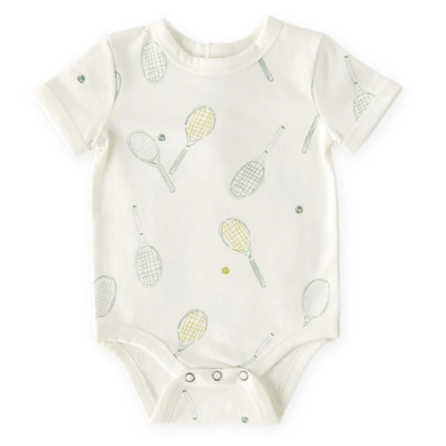 Short Sleeve Henley One-Piece