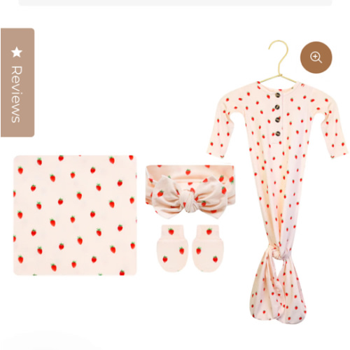 Junie Newborn Headband Bundle (Gown)