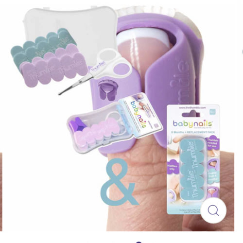 Baby Nails set and a replacement pack of nail files