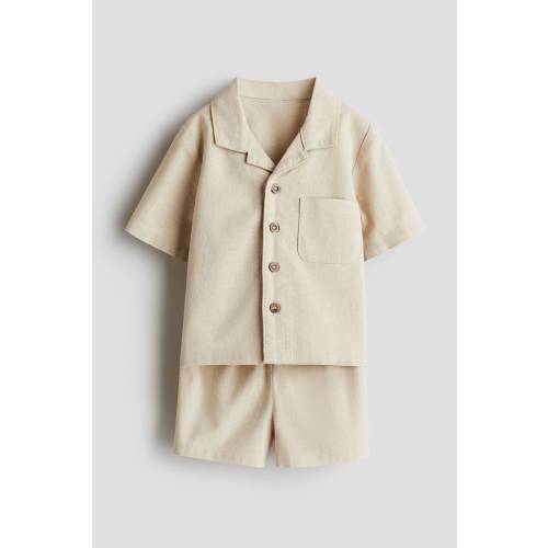 2-PIECE LINEN-BLEND SET