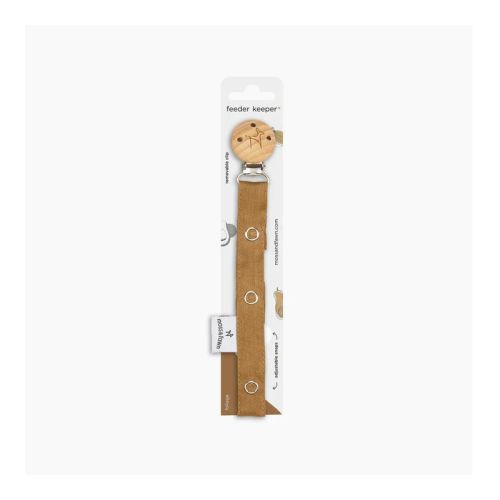 Moss and Fawn Linen Pacifier Cip Dew
