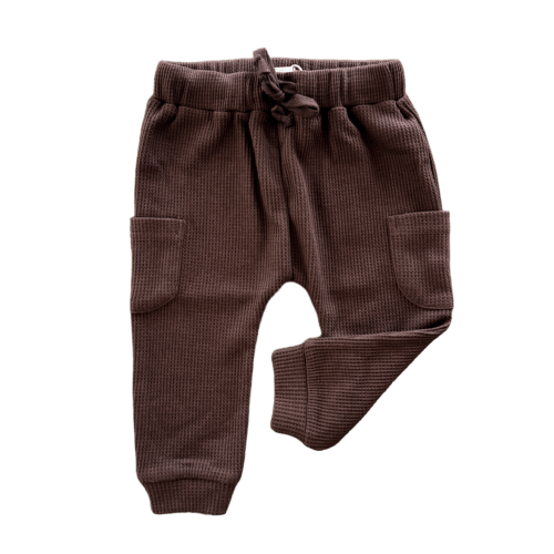 Waffle Sweatpants | Chocolate