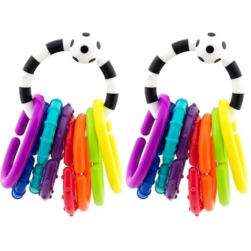 Sassy Ring O Links, Links for Stroller or Carrier Seat, 0+ Months, 9 Piece Set (Pack of 2)