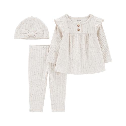 Baby 3-Piece Take-Me-Home Set - NB - Style,Heather