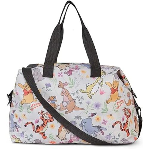 Disney Tote Duffel Bag Mickey Mouse Friends All Over Print Weekender Travel