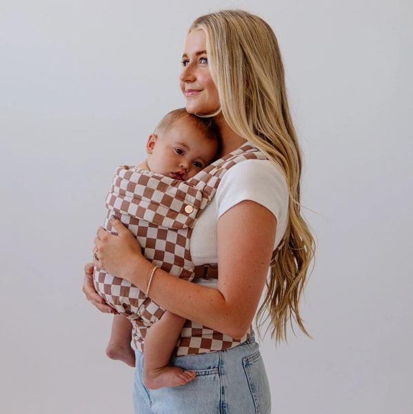 The Monarch Baby Carrier - Mocha Check – Mabē