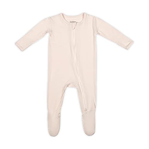 Soft Baby Bamboo Viscose Footie Pajamas, Zipper Closure, 0-24 Months