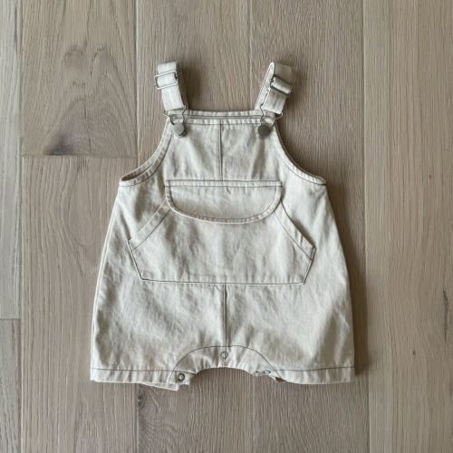 Baby Kangaroo Pocket Shortall (3-18m) - 2 Colors | AT NOON STORE