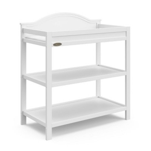 Graco Clara Changing Table with Water-Resistant Changing Pad - White