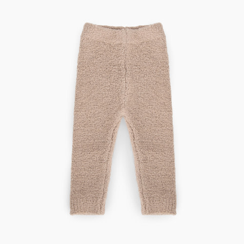 7AM Enfant Fuzzy Leggings - Pecan, 0-3 M