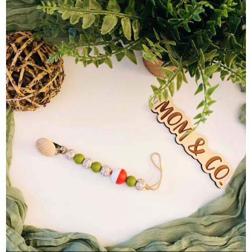 Fishing BOBBER Pacifier Clip / Safe / Unique / Baby / Boy / Girl / Cute / Moms / Dads / Gifts for Baby / Baby Shower / Gone Fishing / Binky