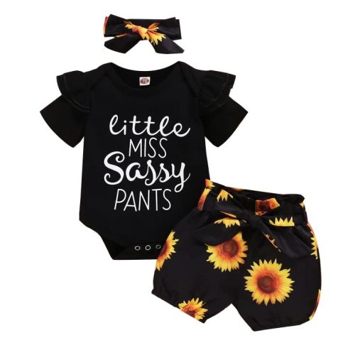 Aoswep Baby Girl Clothes Infant Newborn Girl Outfits Summer Clothes Romper Short