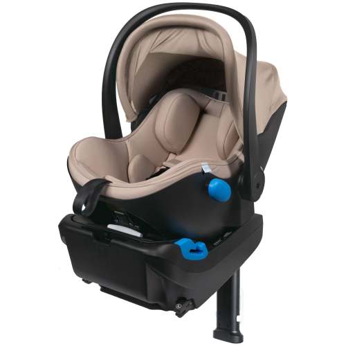 Clek Liing 2024 Lightweight Infant Car Seat with Load Leg - Latte Ziip (Flame Retardant Free)